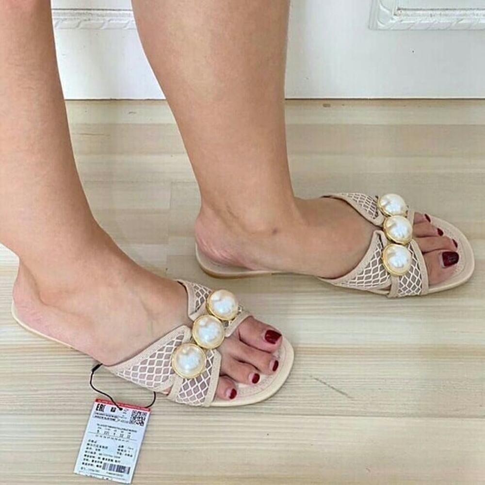 ZARA Mesh Slides NWT - Picture 7 of 12